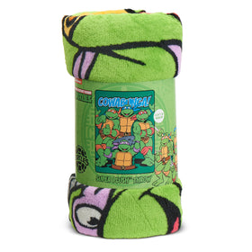 Northwest TMNT throw edge-to-edge graphic features vivid imagery for stylish decor