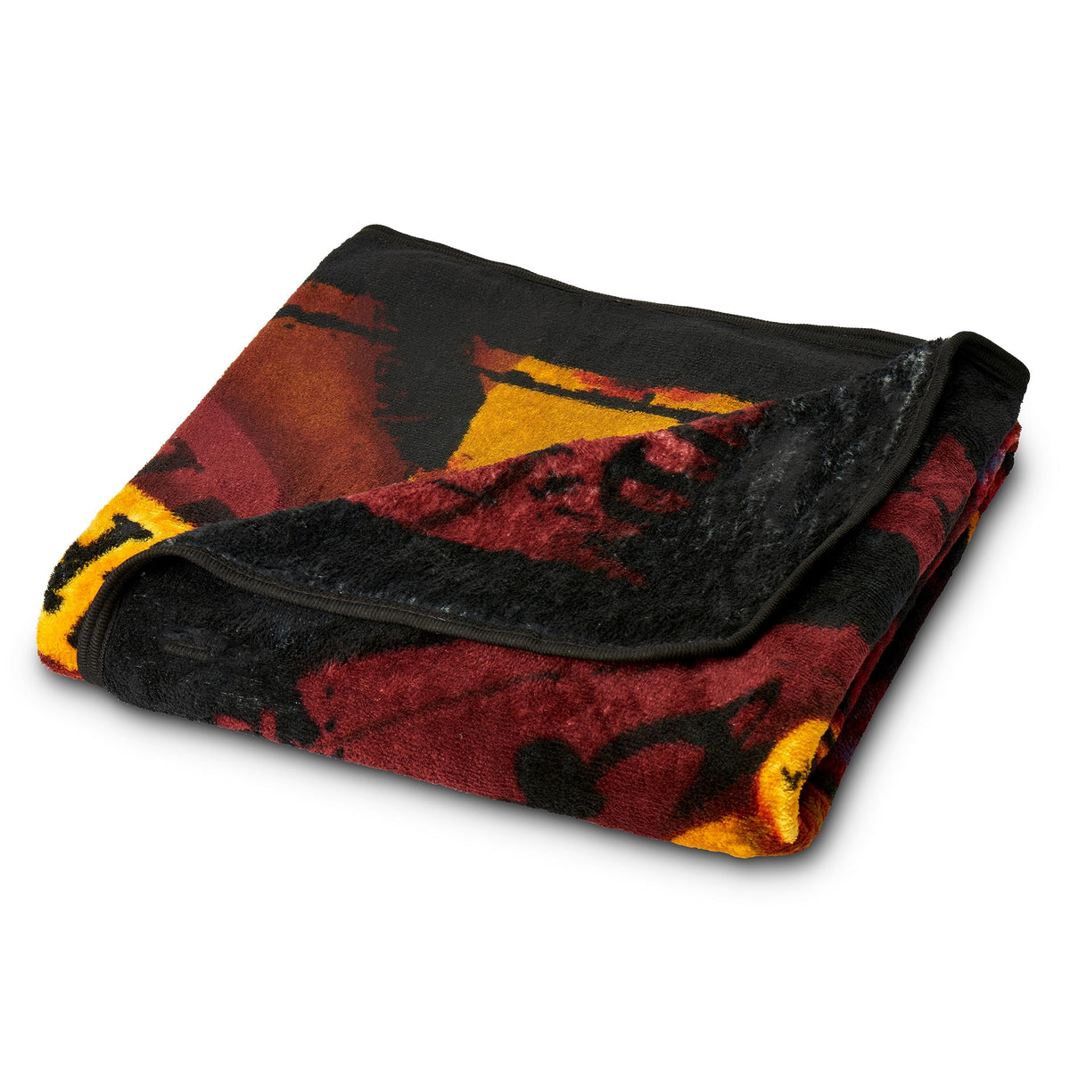 Northwest Harry Potter throw blanket soft plush fabric provides warm comfort during chilly evenings.