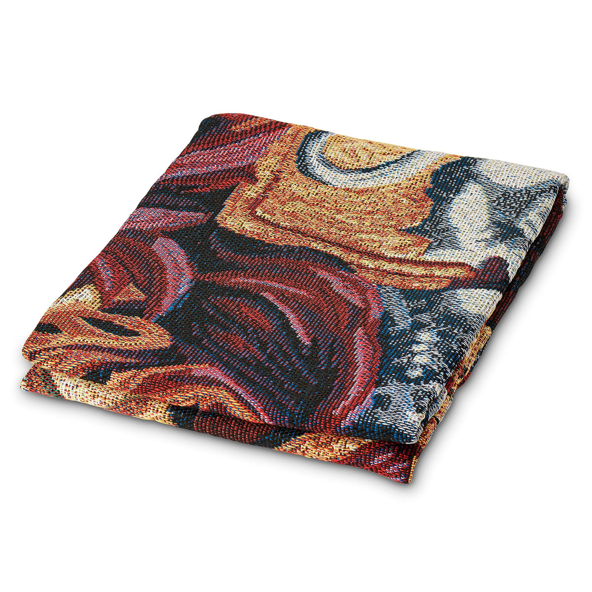 Northwest Gryffindor Shield tapestry throw displayed on sofa for quick style upgrade.