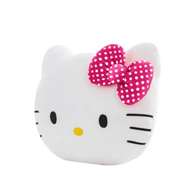 Northwest Hello Kitty polka-dot pillow, soft texture ideal for kids' bedrooms.