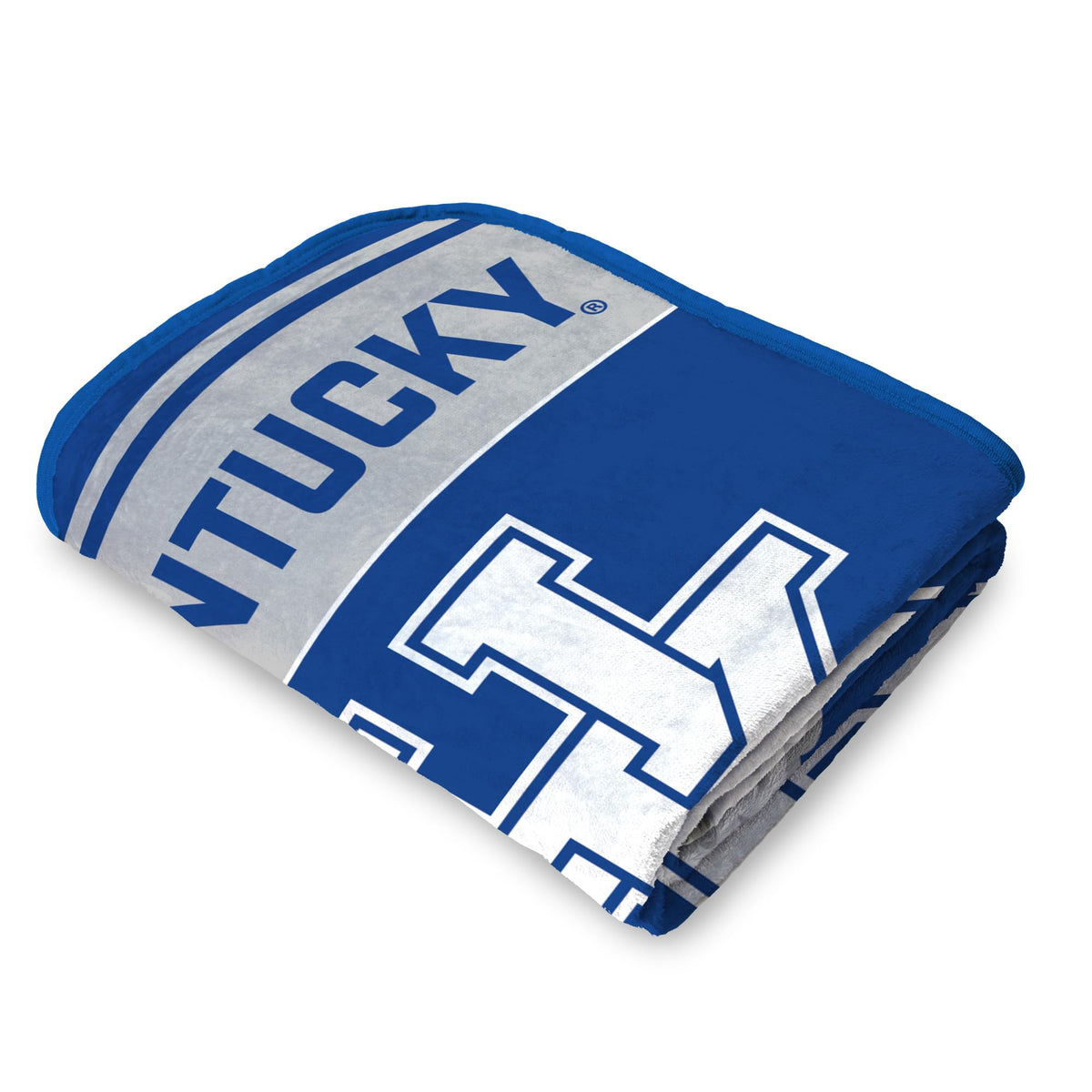 Officially licensed Northwest Kentucky Wildcats blanket in team colors for dorms.