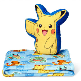 Northwest Pikachu blanket pattern enhances cozy movie nights.