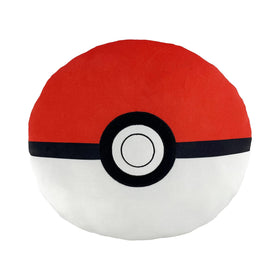 Northwest Pokemon Poke Ball Cloud Pillow 12in, cozy plush toy perfect for naps and lounging.