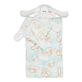 Northwest Sanrio hooded throw blanket cloud pattern adds whimsy to lounge time