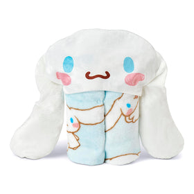 Northwest Sanrio hooded throw blanket silky fabric feels gentle on skin