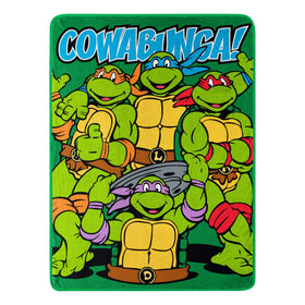 Northwest TMNT throw graphic adds bold color to your sofa for movie nights