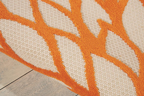 Nourison Aloha green easy-care polypropylene ensures cleaning is effortless.