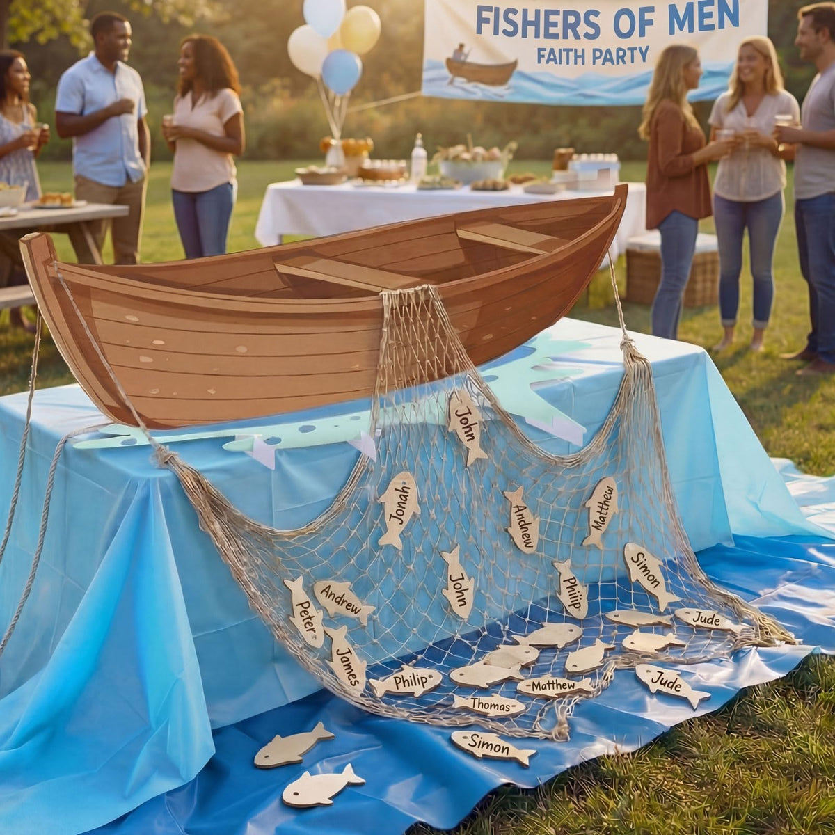 Novabright assembly-friendly boat cutout with stands for easy setup