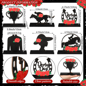 Novabright Derby with Rose decorations brighten an office desk and living room for festive flair.