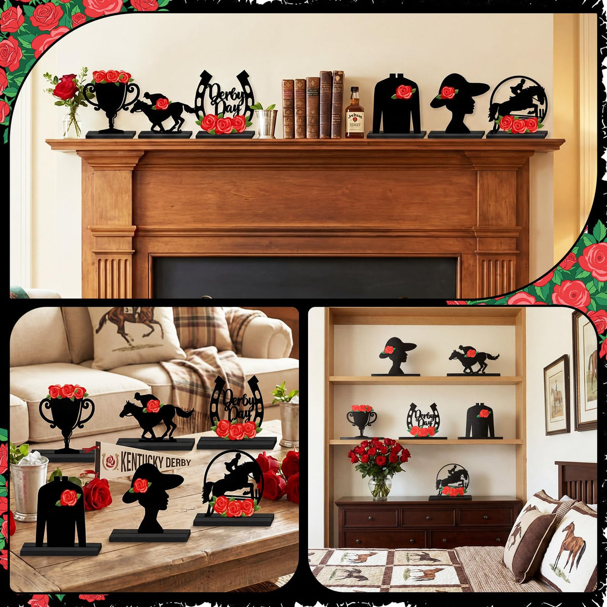 Novabright Derby with Rose table decor complements various party themes and settings.