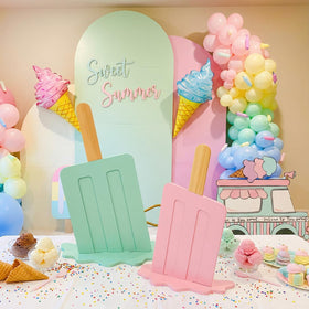 Novabright ice cream cone detail showcases durable print and charm