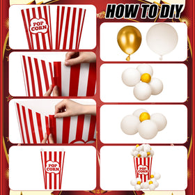 Novabright white balloons add airy volume for festive decor