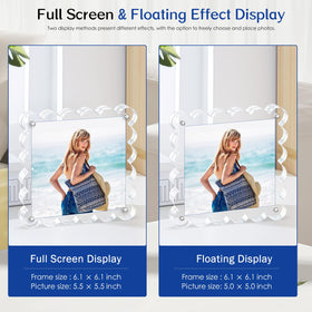 Novacrylion 20mm thick UV-protected acrylic blocks preserve photos from fading.