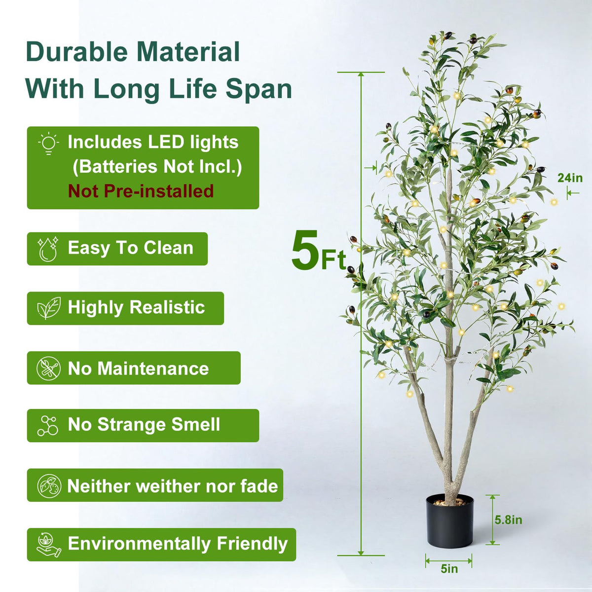 NOVAROOT olive tree fairy lights illuminate cozy indoor corners