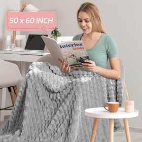 NovaSunrise turtle velvet jacquard pattern blanket adds subtle elegance