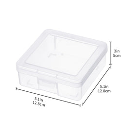  Novelinks clear storage large box provides spacious slots for board games components and tools