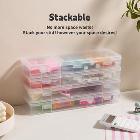 novelinks craft storage for beads and findings keeps small items visible