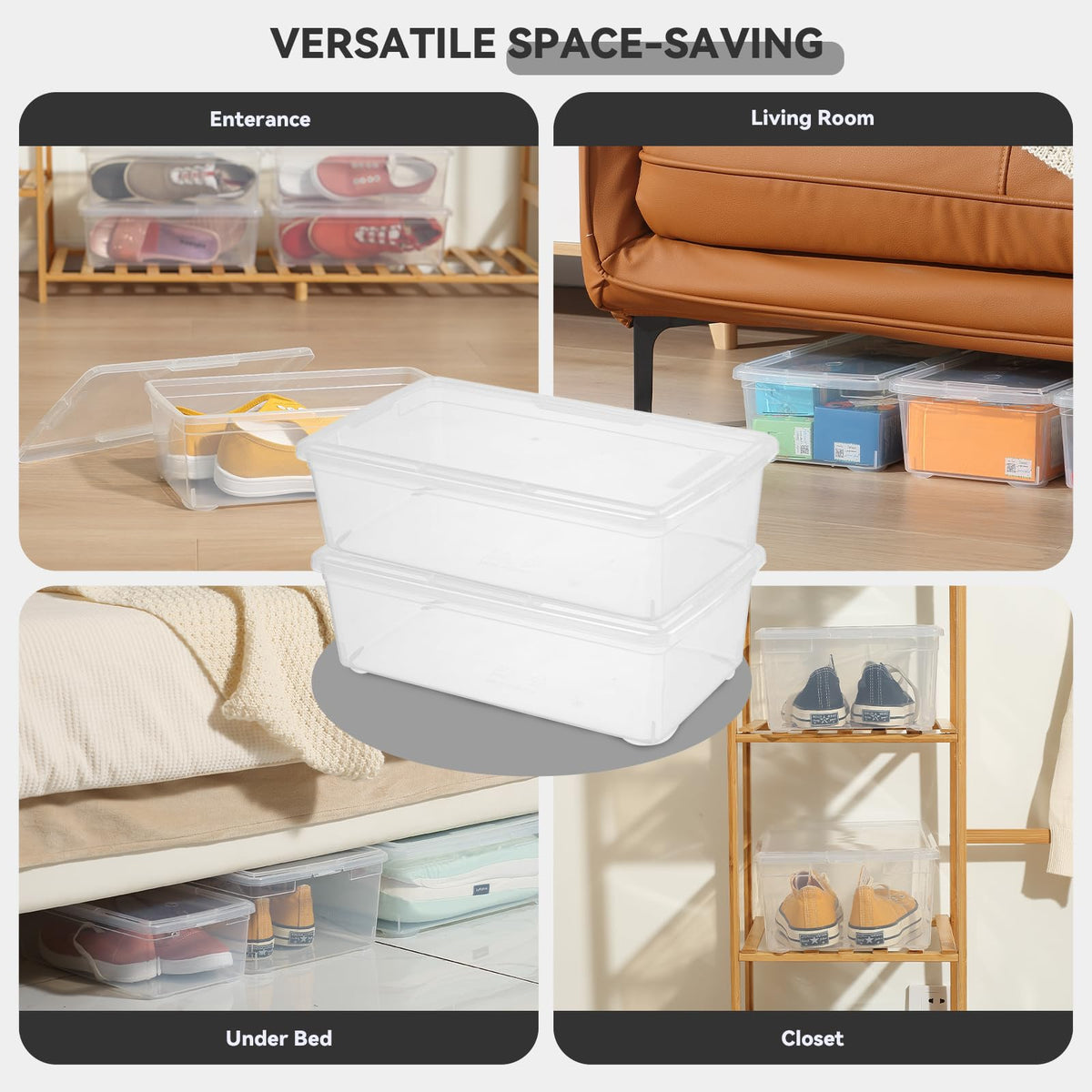 novelinks durable plastic storage containers built for daily use