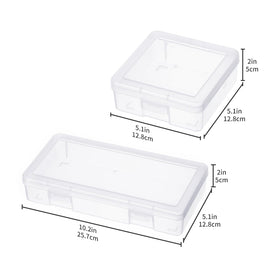 novelinks large clear storage box for cookie cutters with neat visibility.