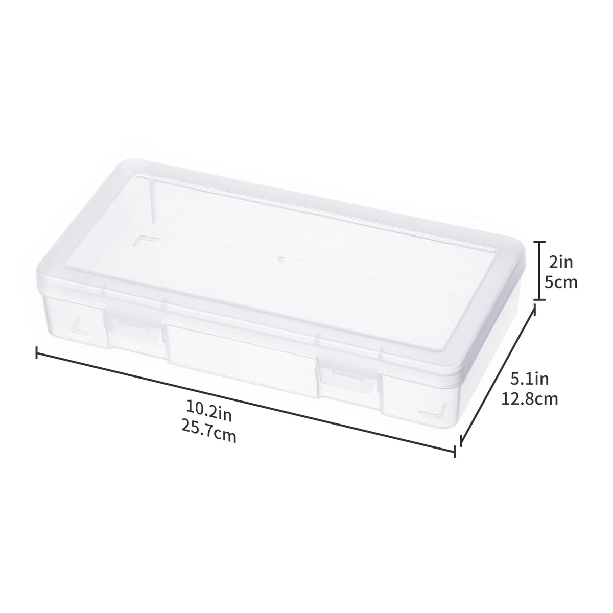 novelinks clear storage large box ideal for bulk supplies and DIY kits.