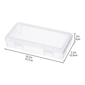novelinks clear storage large box ideal for bulk supplies and DIY kits.