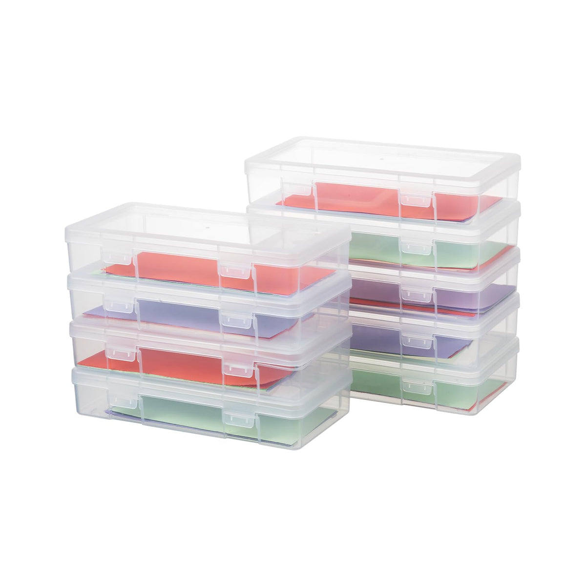 novelinks clear storage small box offers quick visibility for pencils and craft beads.