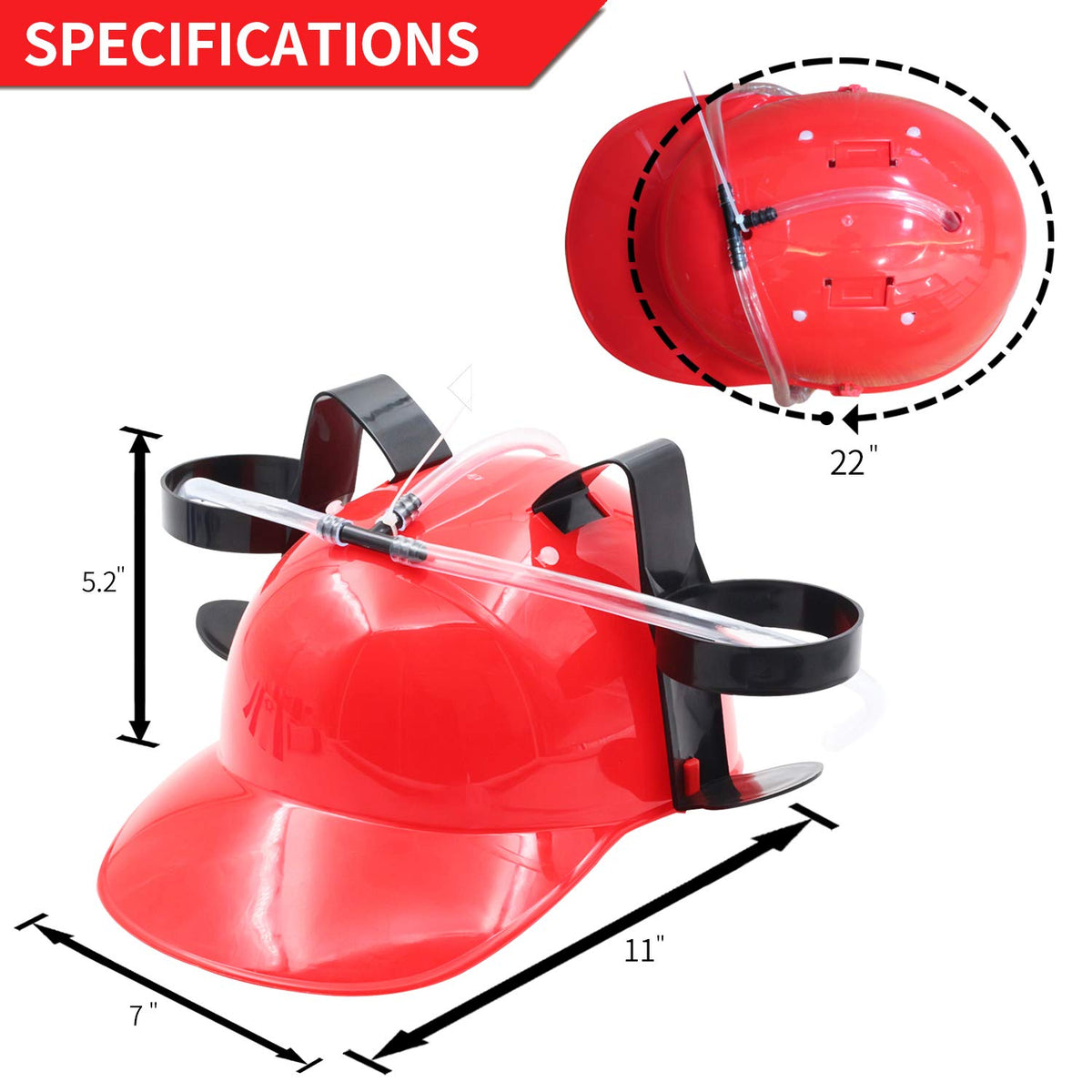 Novelty Place adjustable-strap ensures secure fit for all head sizes