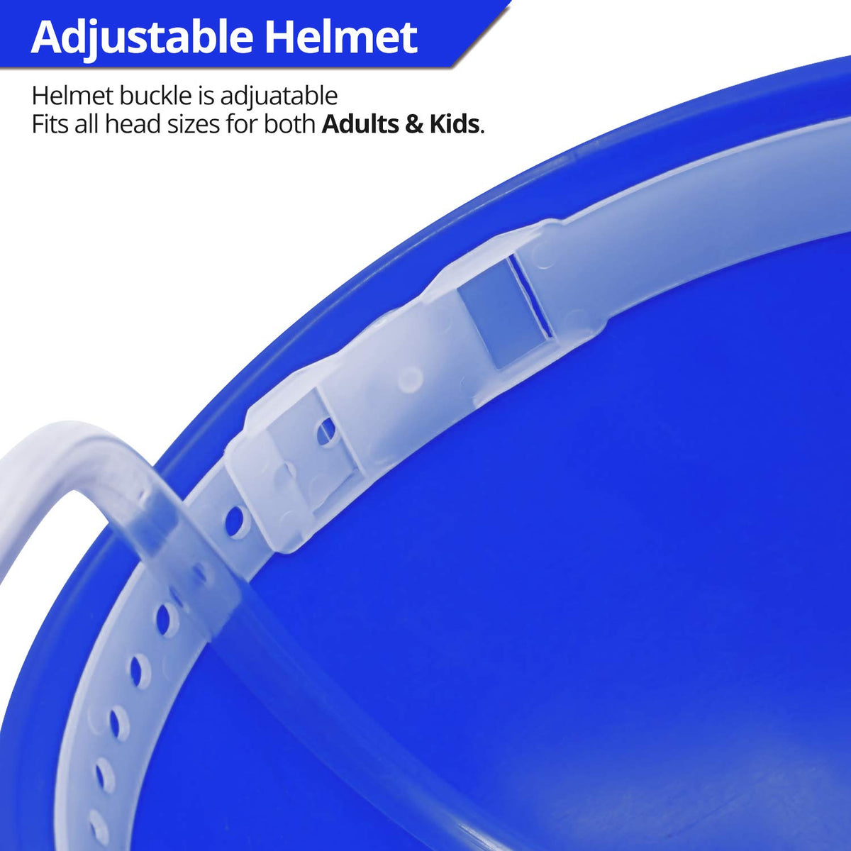 Novelty Place drinking helmet with BPA-free straw for safe sipping.