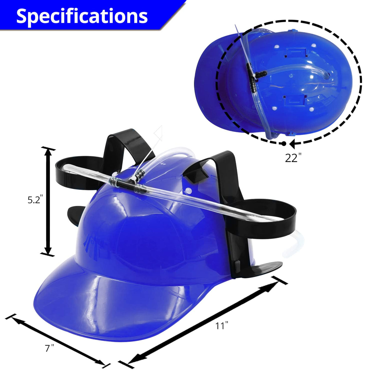 Novelty Place drinking helmet serves as a versatile party favor.