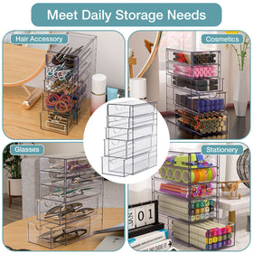 Noverlife see-through drawers let you locate bobby pins quickly.