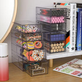 Noverlife five-row design fits hair ties, clips, and small tools.