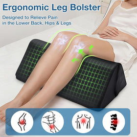 Noverlife triangle-design Knee Wedge Pillow with strap handle enables easy positioning.