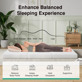 Novilla cloud-design cover showcases breathable, washable fabric for fresh, long-lasting comfort.