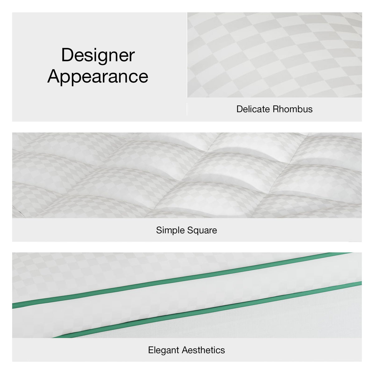 Durable and machine washable, designed for easy care and long-lasting fluff.