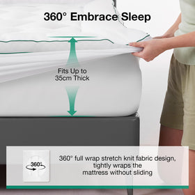 Novilla Twin Topper durable stitching resists wear for long-lasting performance.