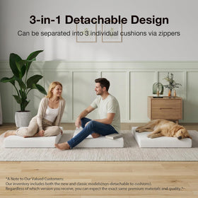 Novilla two-layer foam core provides targeted support and durability during sleep.