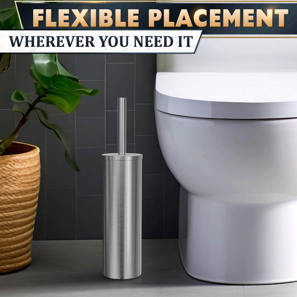 Novsix bathroom organizing set keeps essentials neatly stored