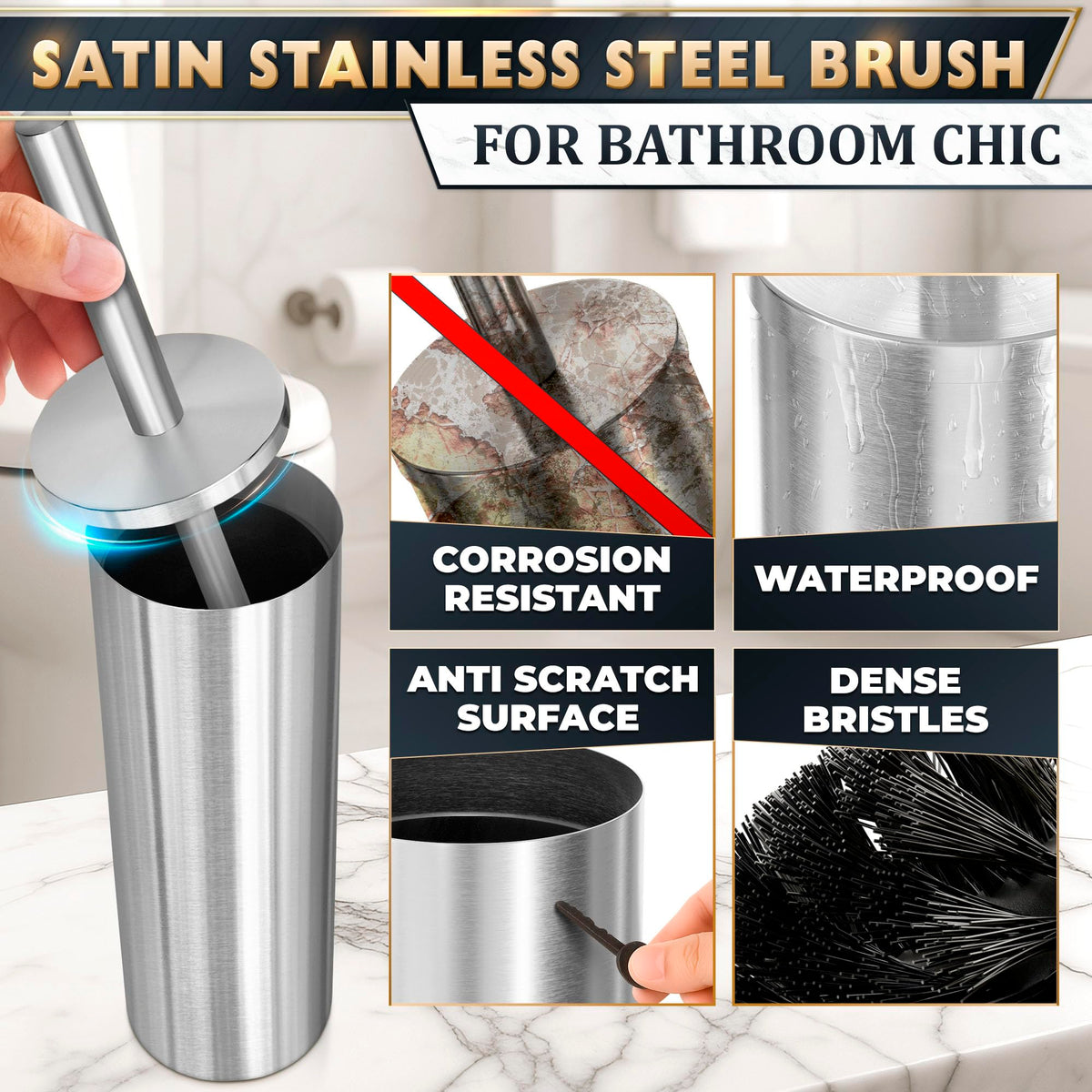 Novsix brush features sturdy bristles for reaching narrow corners