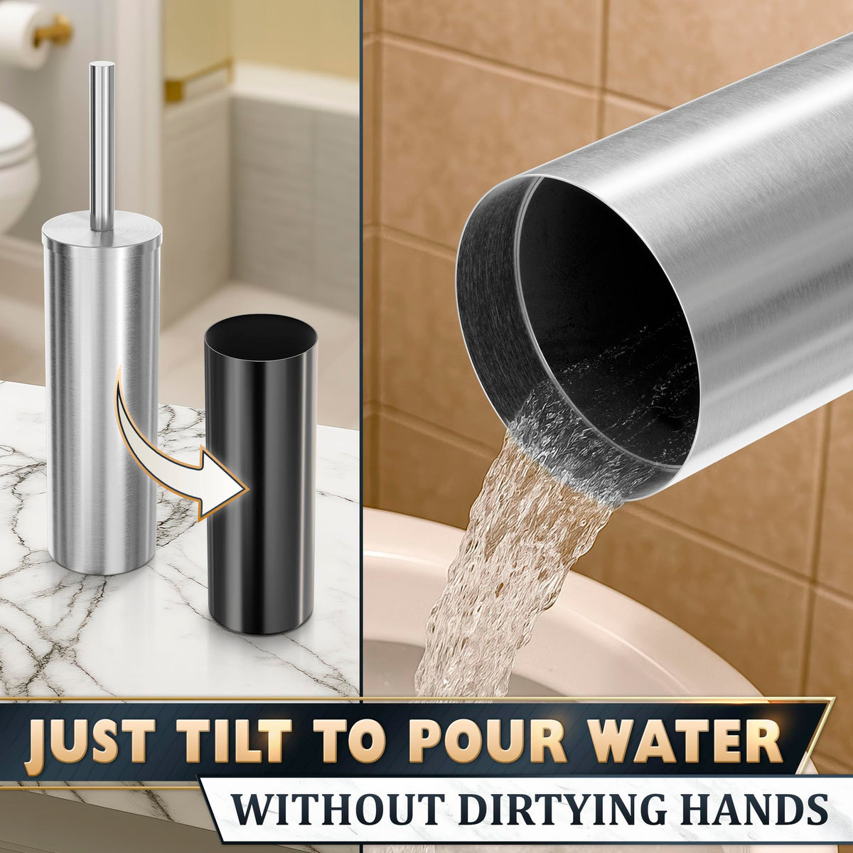 Novsix durable stainless steel construction resists corrosion and scratches