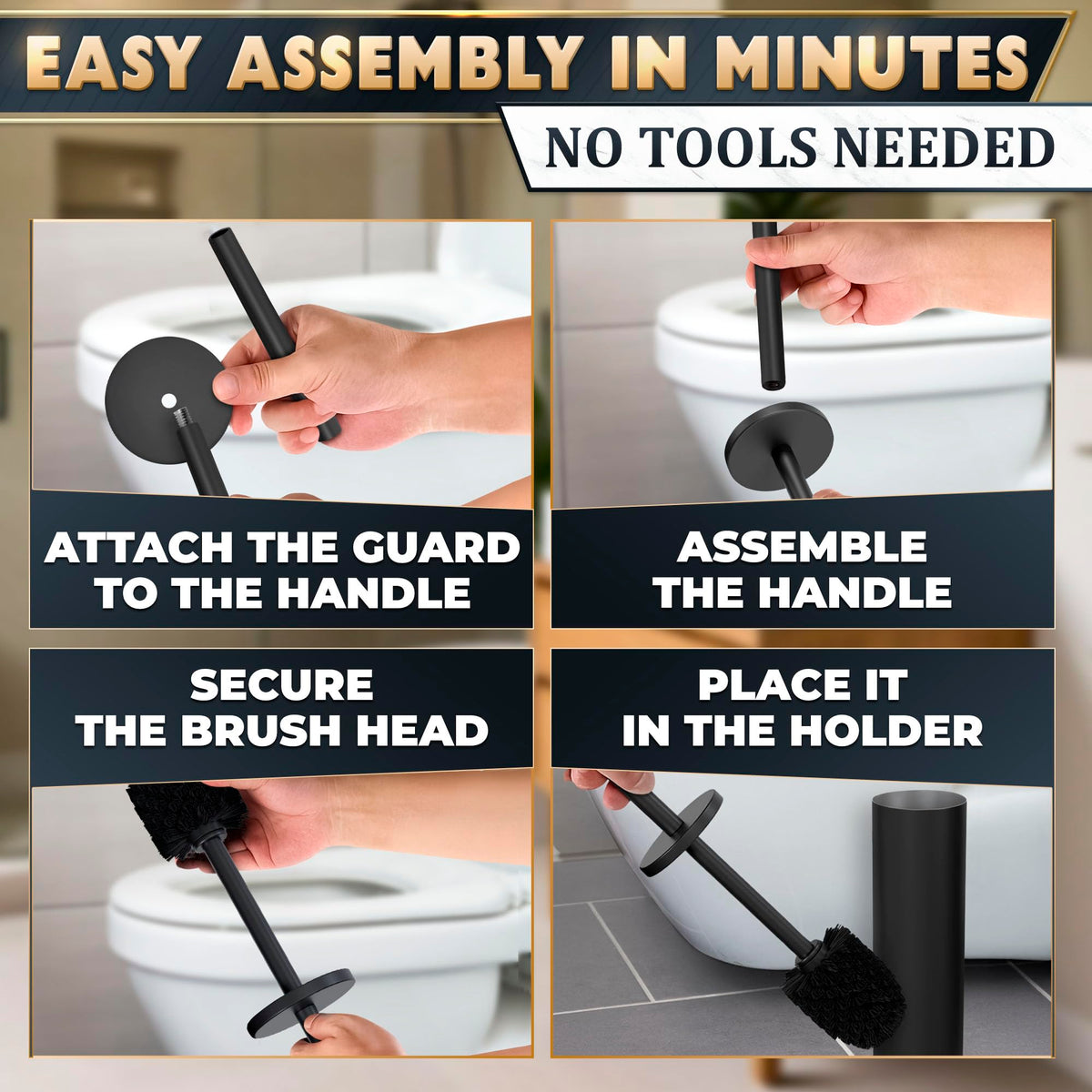 Novsix durable scratch-resistant black finish resists wear