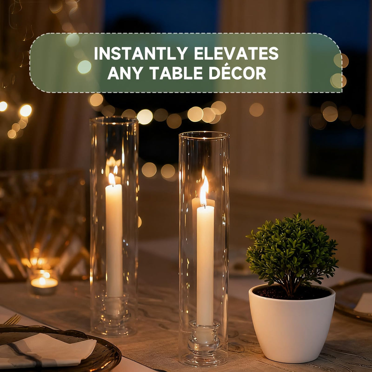 Novyxis lead-free glass for bright, drip-free candle displays
