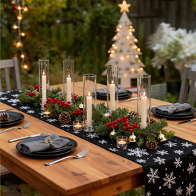 Novyxis wedding centerpiece glow with clear elegant hurricane tubes