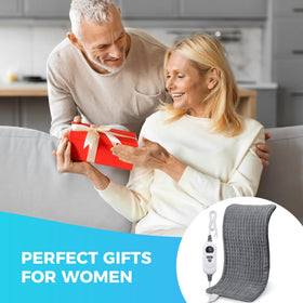 NOWWISH heating pad 12x24 inch throw heats precisely where needed