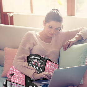 Noxkioy graduation blanket in dorm decor offers lightweight comfort for study