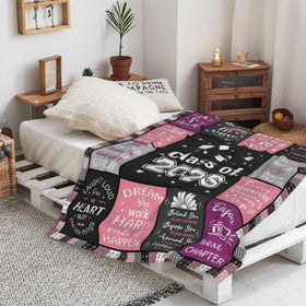 Noxkioy graduation blanket gift presentation highlights thoughtful, practical keepsake