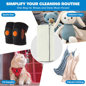 NMQHPA shoe washing bag is durable and reusable for laundry.
