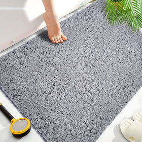 NQWei Shower Mat Non Slip Elderly Grey offers secure footing in the shower.