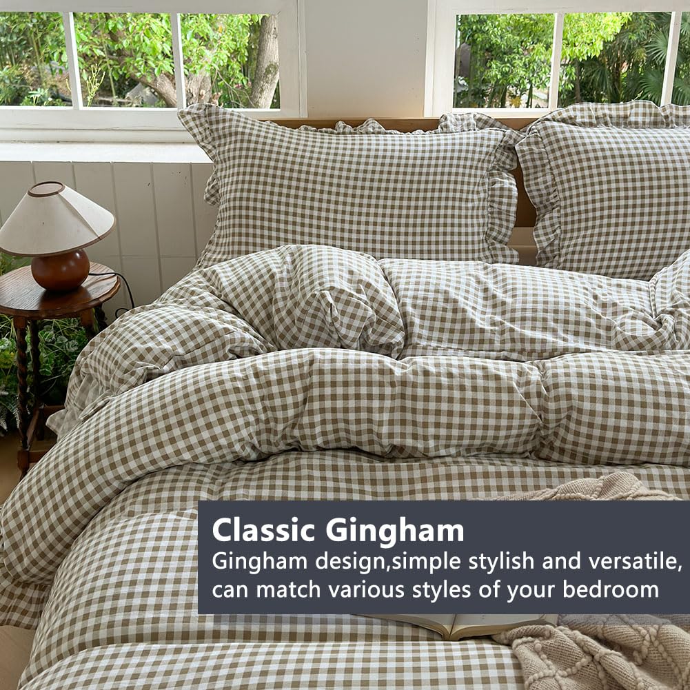 NSNLGSGC Hidden zipper duvet closure for a clean bed surface.