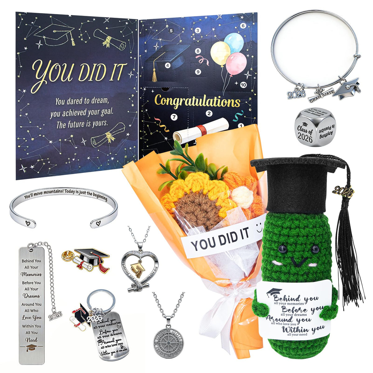 Nsoyos Graduation Gift Box unboxing reveals a curated celebration moment.