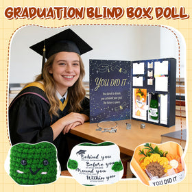 Nsoyos Graduation Pickle Doll shows a quirky keepsake for memories.